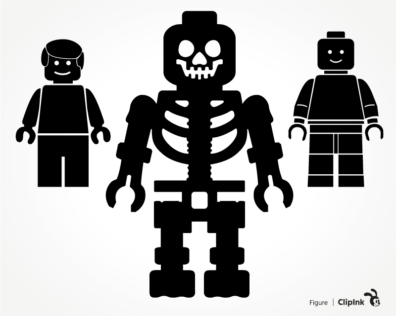 Download Lego Man svg, Toy Skeleton | svg, png, eps, dxf, pdf | ClipInk