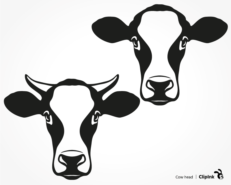 Download Cow head svg, heifer svg, calf svg svg, png, eps, dxf, pdf ClipInk...