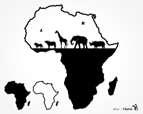 African animals svg