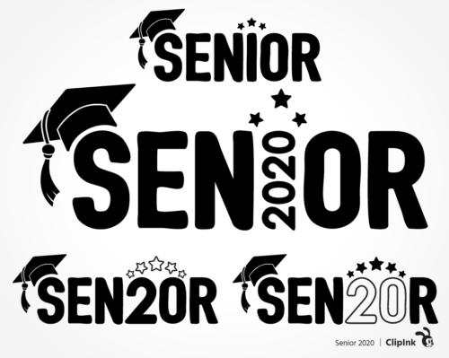senior 2020 svg