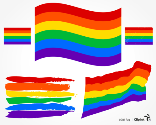 rainbow flag svg