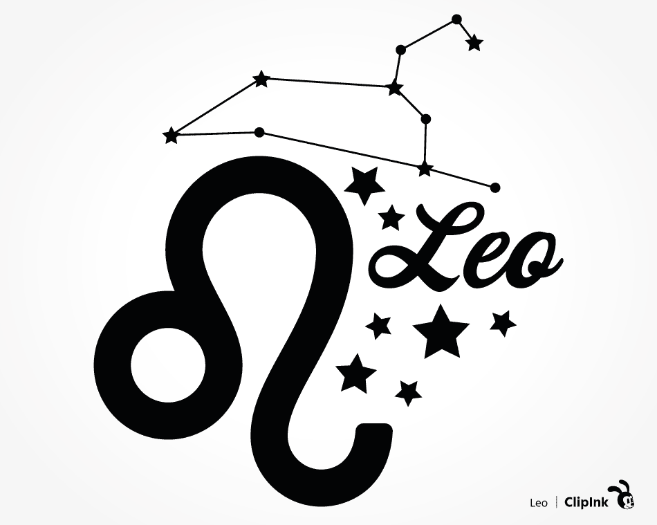 Leo svg, Astrology zodiac sign | svg, png, eps, dxf, pdf - ClipInk