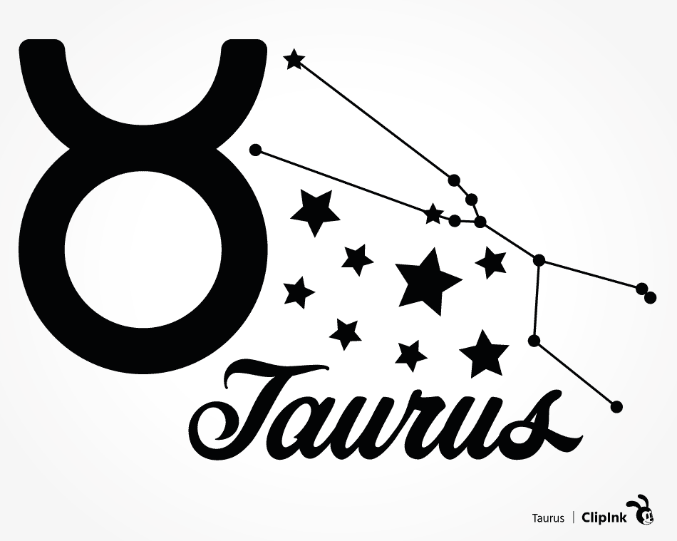 Taurus svg, Astrology zodiac sign | svg, png, eps, dxf, pdf - ClipInk
