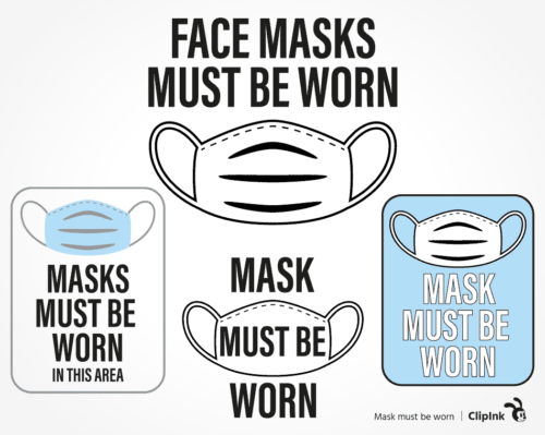 mask must be worn svg