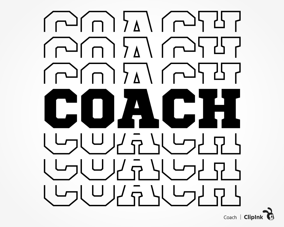 Coach svg, Sports coach svg | svg, png, eps, dxf, pdf - ClipInk