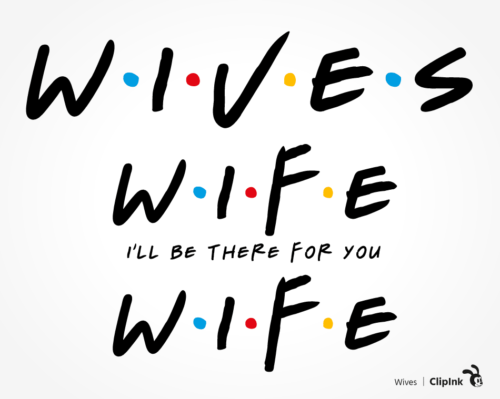 wife friends svg