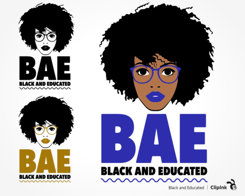 black and educated svg