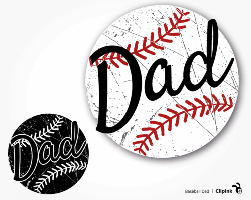 baseball dad svg